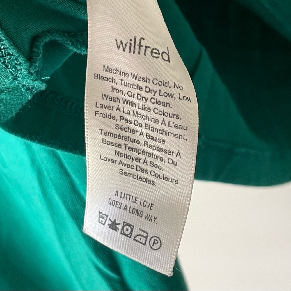 NWOT Aritzia Wilfred Enzo Cropped Top - Picture 6 of 6